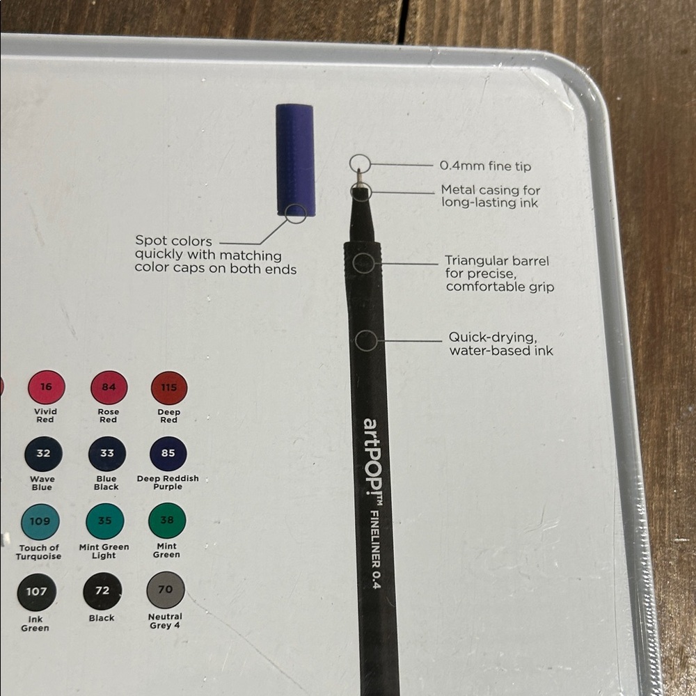 Fineliner Pens - 48 Vibrant Colors - Picture 3 of 4